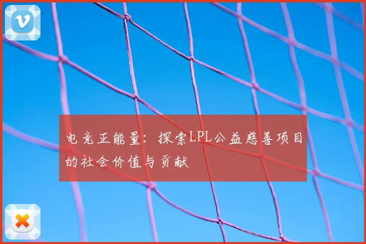 电竞正能量：探索LPL公益慈善项目的社会价值与贡献