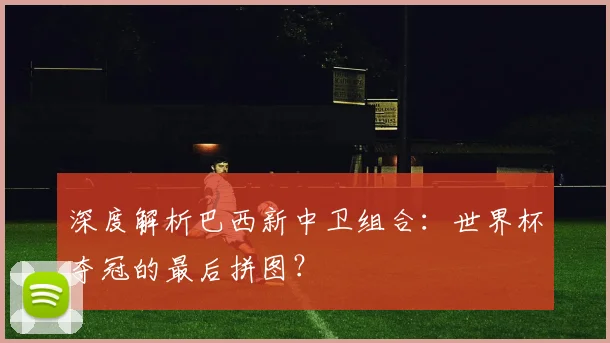深度解析巴西新中卫组合:世界杯夺冠的最后拼图?